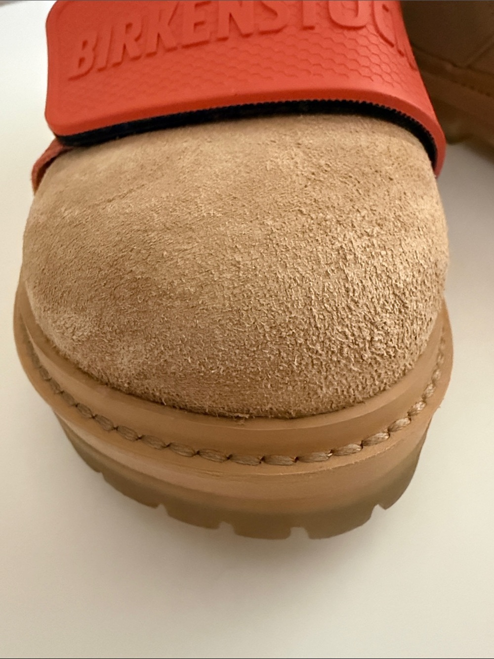 Rick Owen’s X Birkenstock Hancock Rotterhiker Extro Boots Tan/Orange Sz 40 - Picture 7 of 14